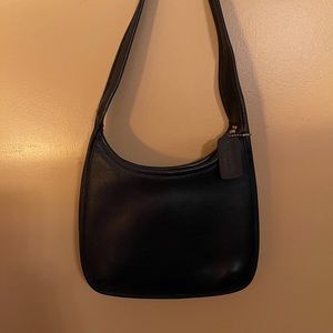 Leather coach bag